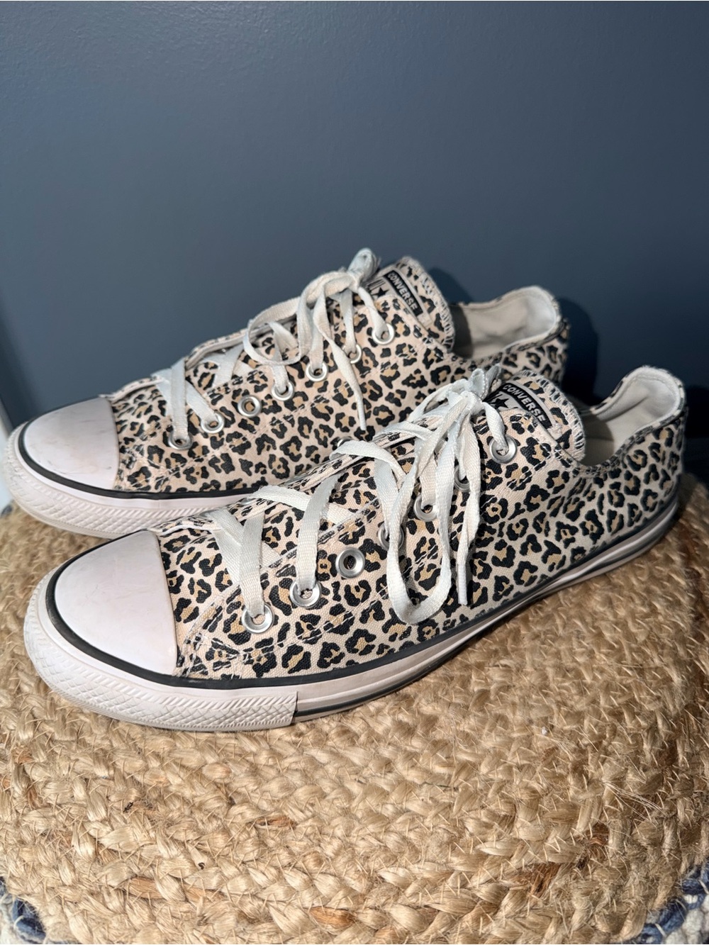Converse All Stars Leopard Print Sneakers